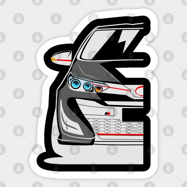 Yaris GR Gazoo Racing Sticker by gaplexio